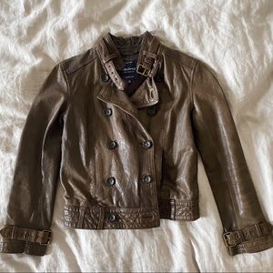 Madewell Brown Leather Jacket